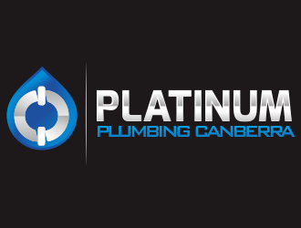 Platinum Plumbing Canberra logo design by YONK