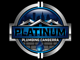 Platinum Plumbing Canberra logo design by THOR_