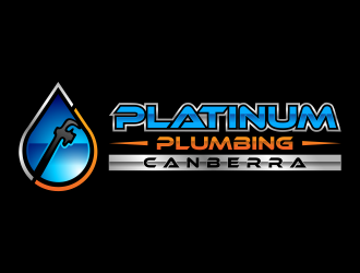 Platinum Plumbing Canberra logo design by imagine