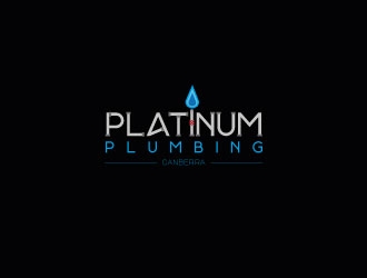 Platinum Plumbing Canberra logo design by defeale