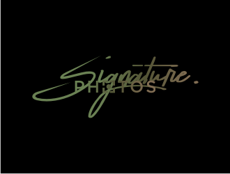 Signature.Photos logo design by Zhafir