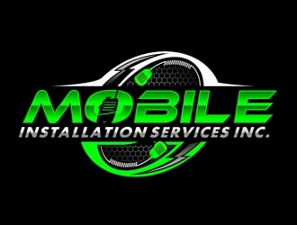 Mobile Installation Services Inc. logo design by DreamLogoDesign