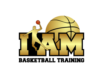 I AM Basketball Training  logo design by Kruger