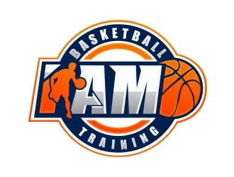 I AM Basketball Training  logo design by Benok
