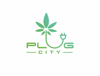 PLUG CITY logo design by YONK