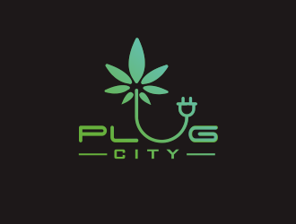 PLUG CITY logo design by YONK