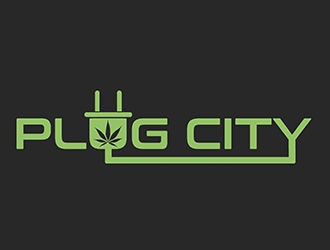 PLUG CITY logo design by marshall