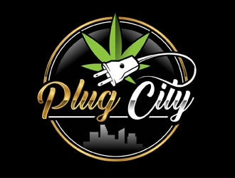 PLUG CITY logo design by MAXR