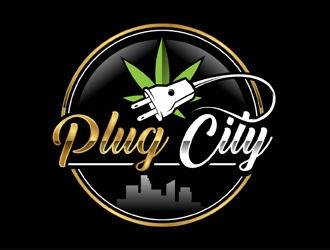 PLUG CITY logo design by MAXR