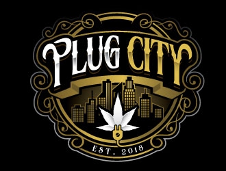 PLUG CITY logo design by REDCROW