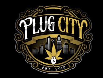 PLUG CITY logo design by REDCROW