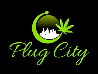 PLUG CITY logo design by LogoInvent