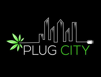 PLUG CITY logo design by LogoInvent