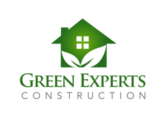 Green Experts Construction logo design by kunejo