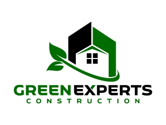 Green Experts Construction logo design by jaize