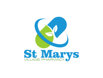 ST MARYS VILLAGE PHARMACY logo design by ekitessar