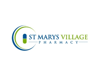 ST MARYS VILLAGE PHARMACY logo design by usef44