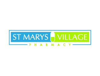 ST MARYS VILLAGE PHARMACY logo design by pencilhand
