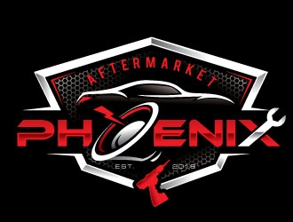 Aftermarket Phoenix  logo design by REDCROW