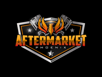 Aftermarket Phoenix  logo design by pencilhand