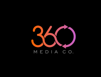 360 Media Co. logo design by pionsign