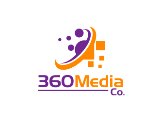 360 Media Co. logo design by THOR_