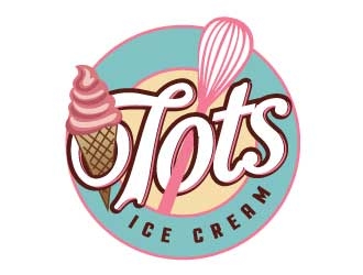 TOTS Ice Cream  logo design by REDCROW