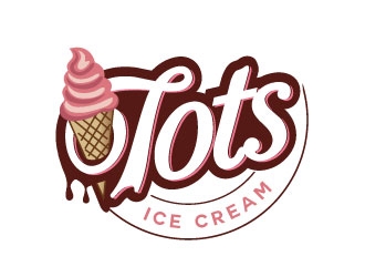 TOTS Ice Cream  logo design by REDCROW