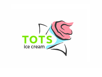 TOTS Ice Cream  logo design by cwrproject