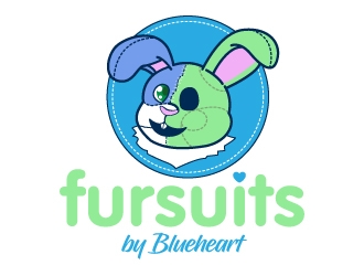 Fursuits By Blueheart logo design by jaize