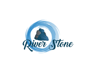 River Stone logo design by nona