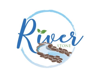 River Stone logo design by REDCROW