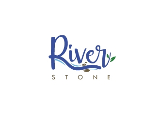 River Stone logo design by Suvendu