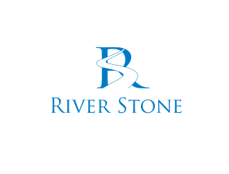 River Stone logo design by rdbentar