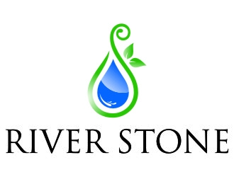 River Stone logo design by jetzu