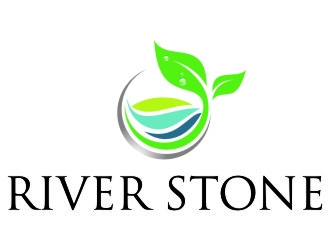 River Stone logo design by jetzu