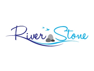 River Stone logo design by usef44
