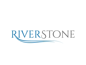 River Stone logo design by MarkindDesign