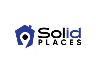 Solid Places logo design by Erasedink