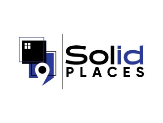 Solid Places logo design by Erasedink