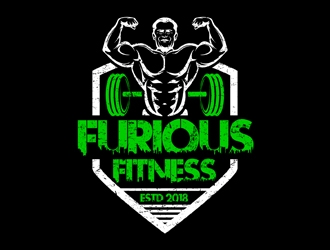 FURIOUS FITNESS  logo design by DreamLogoDesign