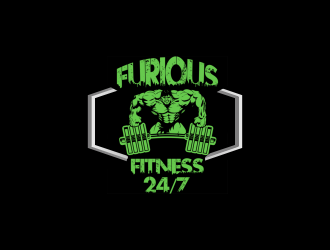 FURIOUS FITNESS  logo design by kanal