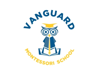 Vanguard Montessori School  logo design by cikiyunn