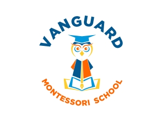Vanguard Montessori School  logo design by cikiyunn