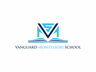 Vanguard Montessori School  logo design by ammad