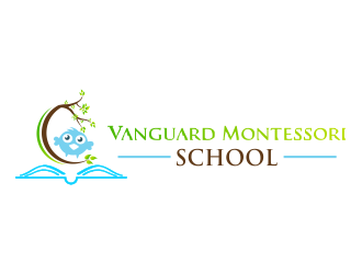 Vanguard Montessori School  logo design by ROSHTEIN