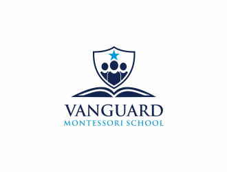 Vanguard Montessori School  logo design by ammad