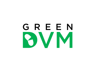 Green DVM logo design by rief