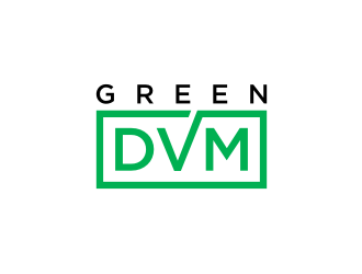 Green DVM logo design by rief