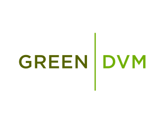 Green DVM logo design by nurul_rizkon
